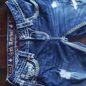 Rock Revival Crop Jeans